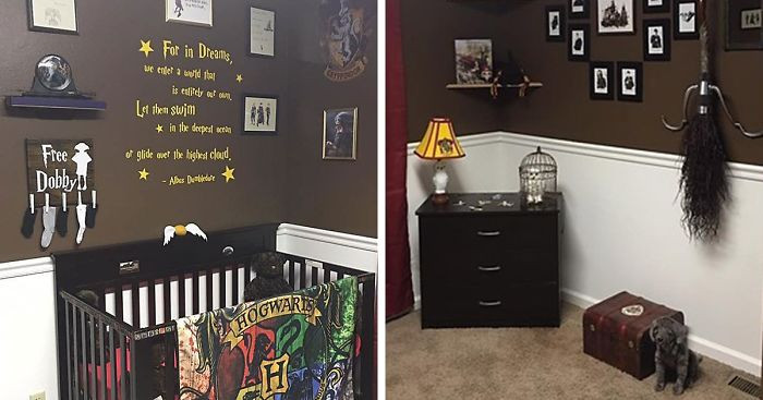 Harry Potter Baby Room Decor
 Parents Create ‘Harry Potter’ Nursery For Their Muggle