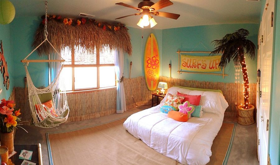Hawaiian Bedroom Decor
 20 Kids’ Bedrooms That Usher in a Fun Tropical Twist