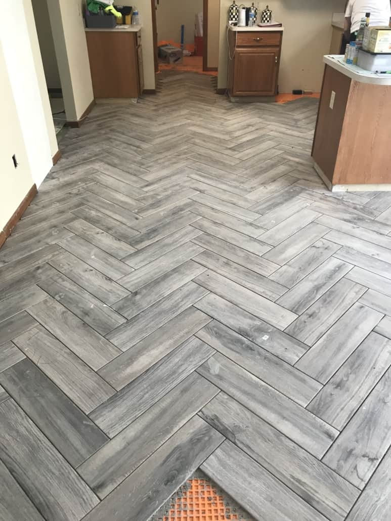 Herringbone Tile Floor Kitchen
 Herringbone Kitchen Floor Tile – Kent Ohio – Riley Home
