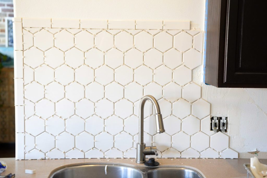 Hexagon Kitchen Backsplash
 Hexagon Tile in the Kitchen Vintage Revivals