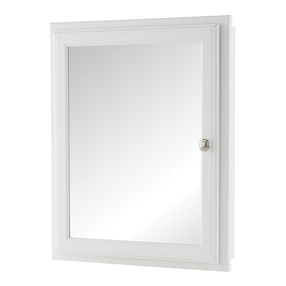 Home Depot Bathroom Mirror Cabinet
 Home Decorators Collection 20 3 4 in W x 25 3 4 in H Fog