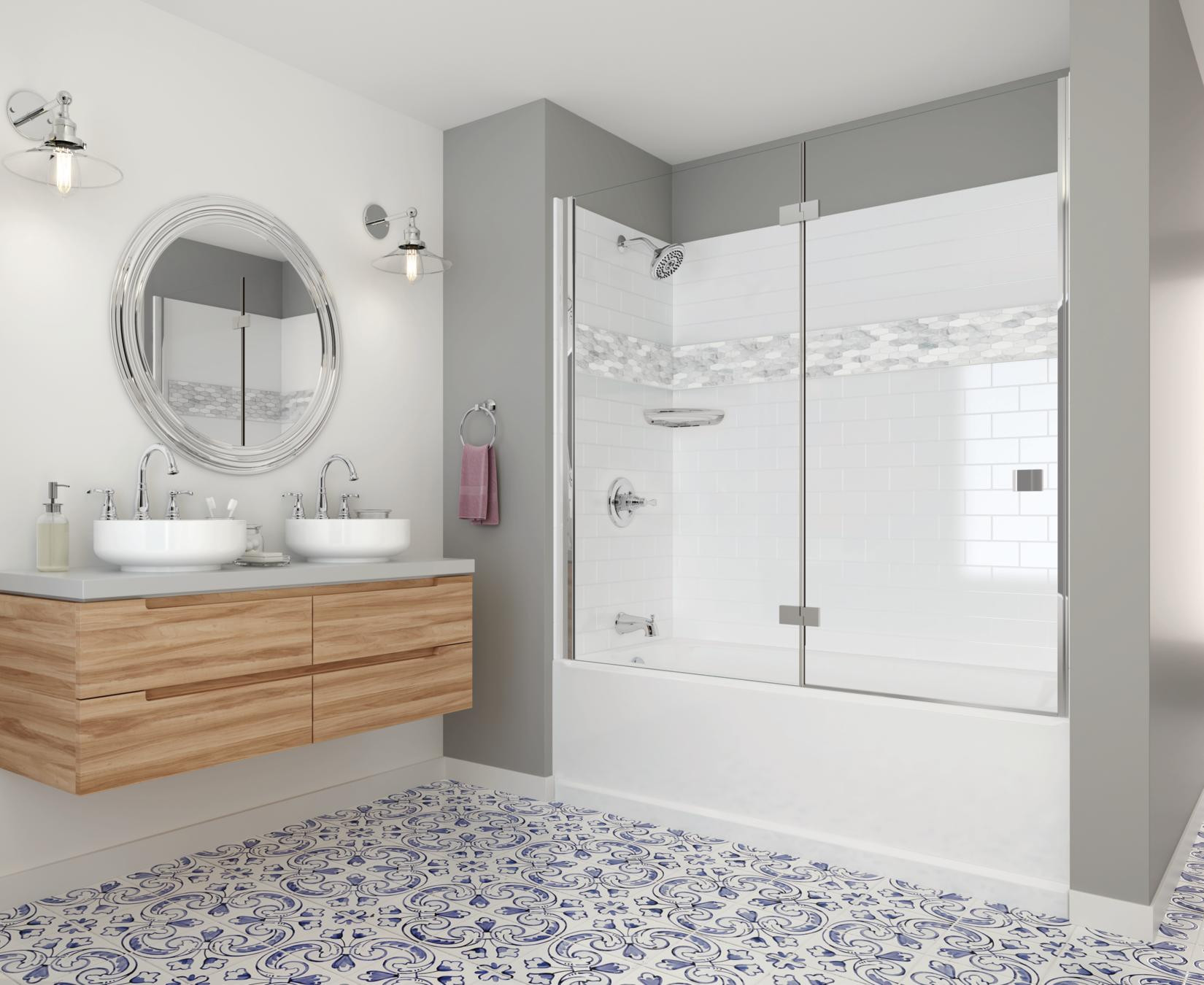 Home Depot Bathroom Paint
 Delta UPstile Semi Customizable Shower Collection – Bath