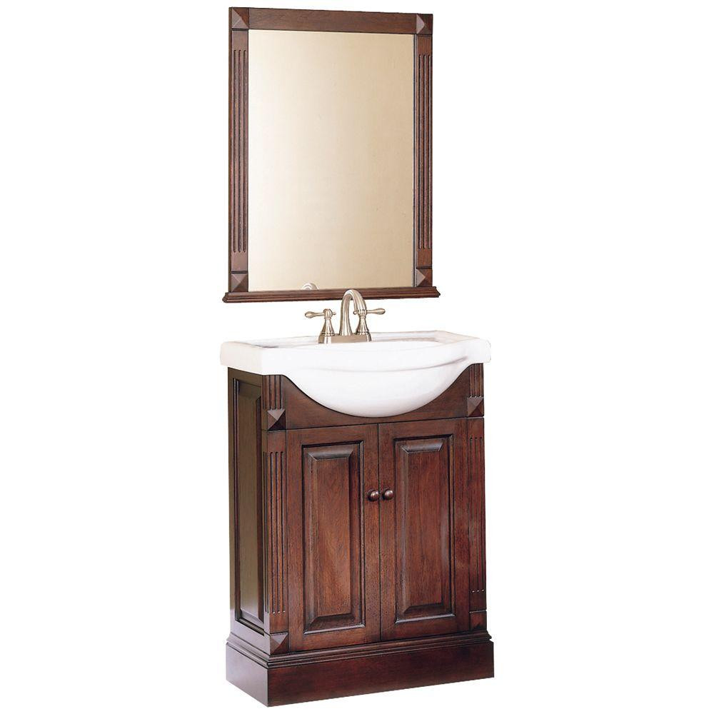 Home Depot Bathroom Vanity Cabinet
 Home Decorators Collection Salerno 25 in W Bath Vanity in