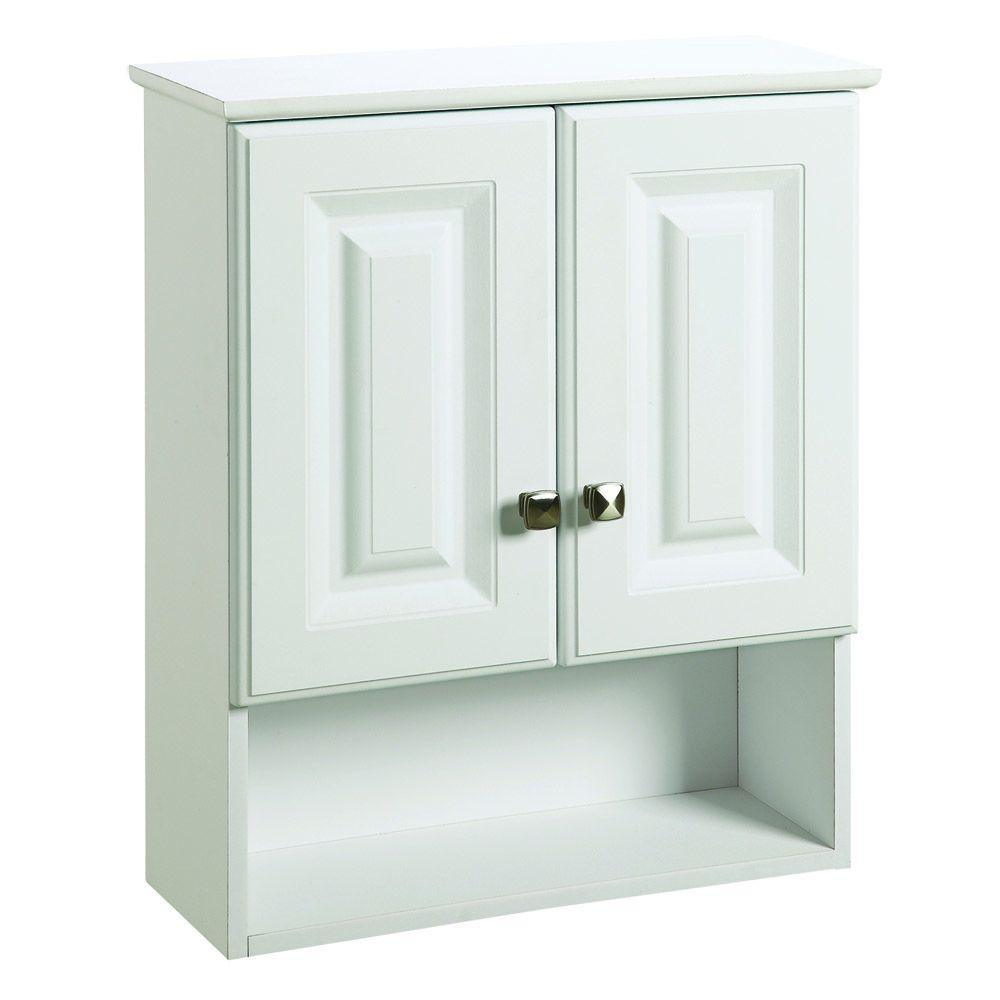 Home Depot Bathroom Wall Cabinets
 Foremost Naples 26 1 2 in W x 32 3 4 in H x 8 in D