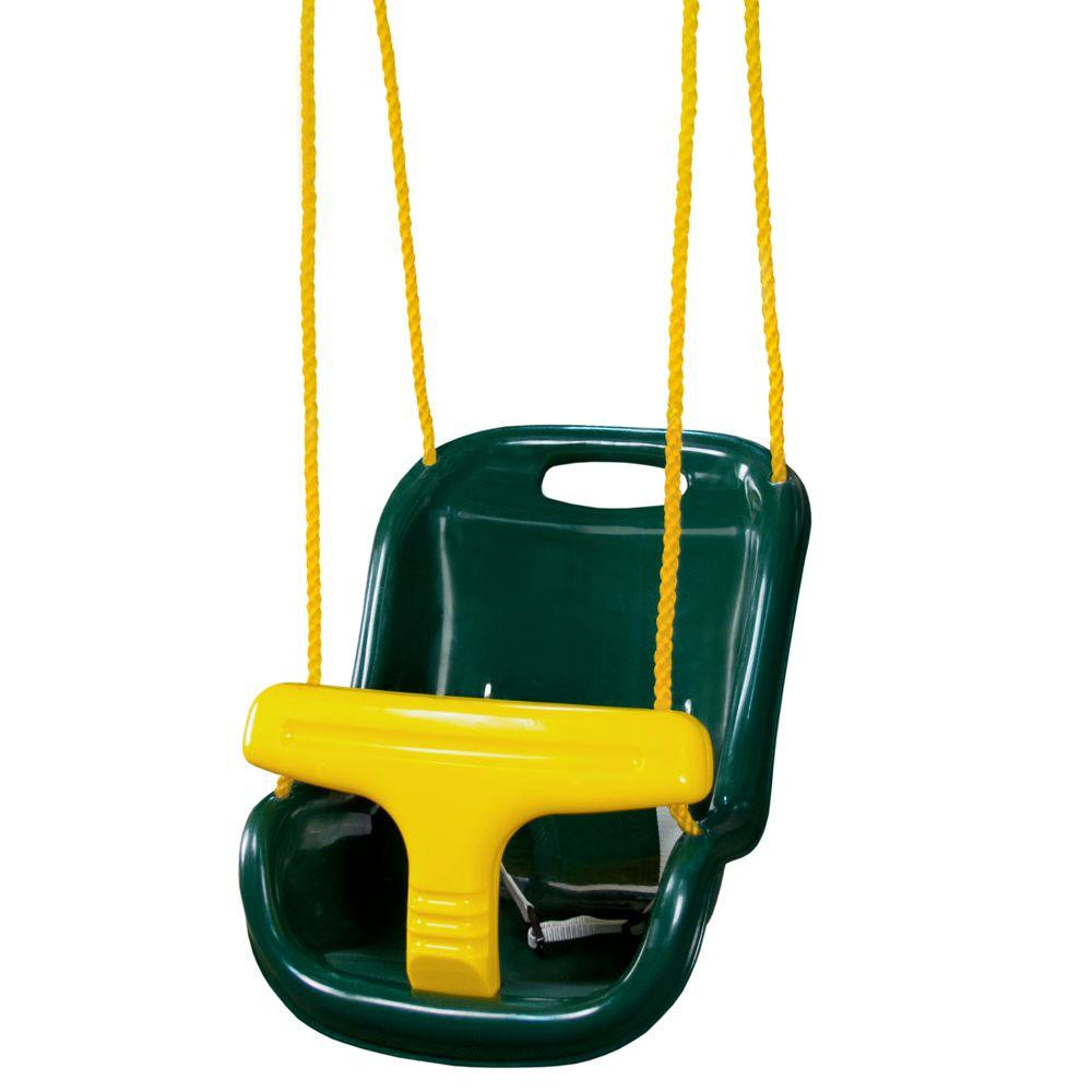 Home Depot Kids Swing Lovely Gorilla Playsets Green Infant Swing with High Back 04 0032