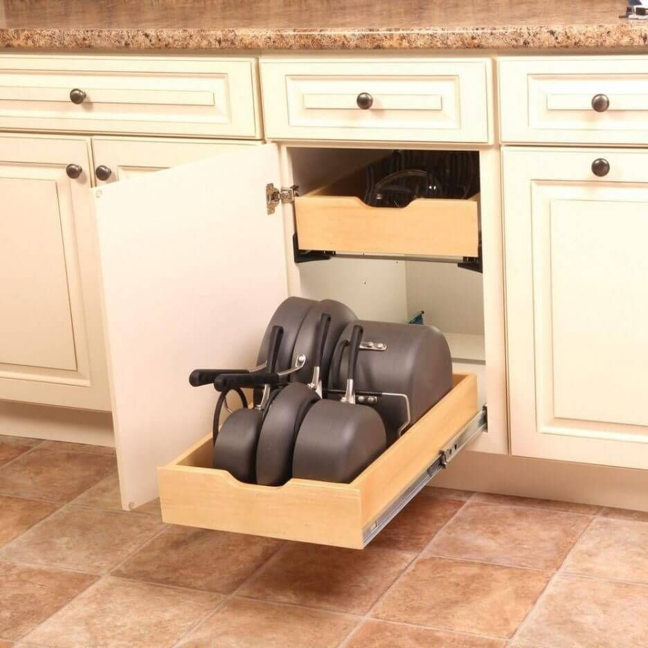 Home Depot Kitchen Organizers
 10 Base Cabinet Storage Ideas in 2020
