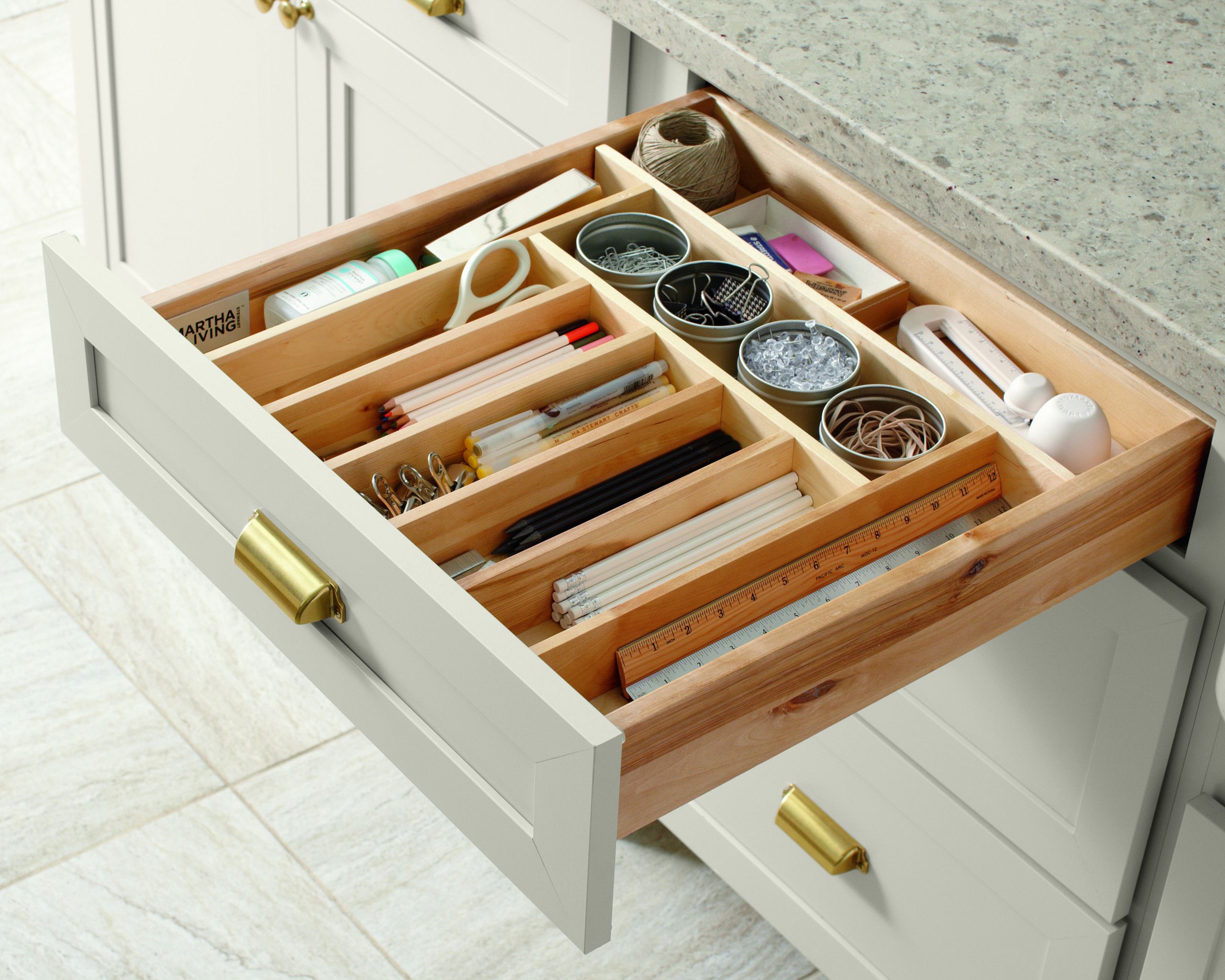 Home Depot Kitchen Organizers
 Keep your kitchen organized with built in drawer