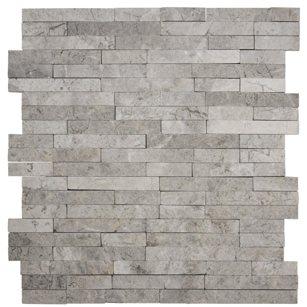 Home Depot Kitchen Wall Tile
 Jeffrey Court Fortress Splitface 12 5 in x 12 5 in x 8