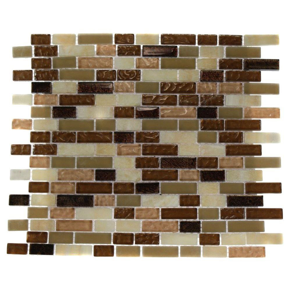 Home Depot Kitchen Wall Tile
 Splashback Tile Southern fort Brick Pattern 12 in x 12
