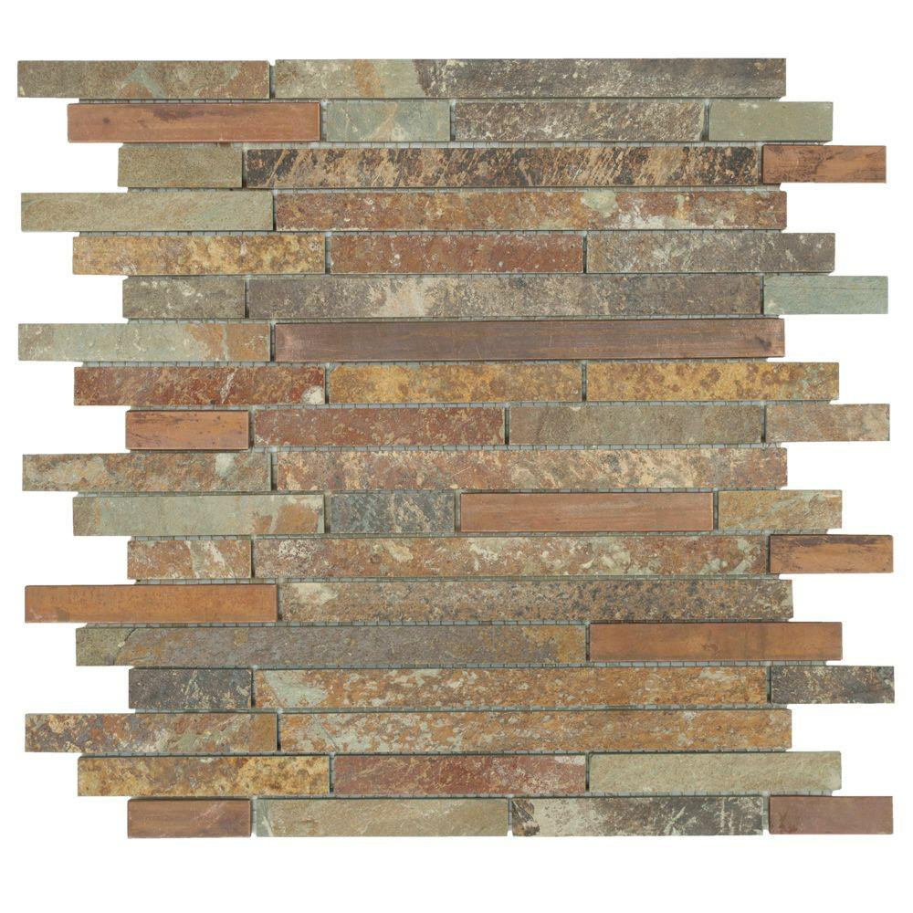 Home Depot Kitchen Wall Tile
 Flooring Stacked Stone Tile For Interior And Exterior