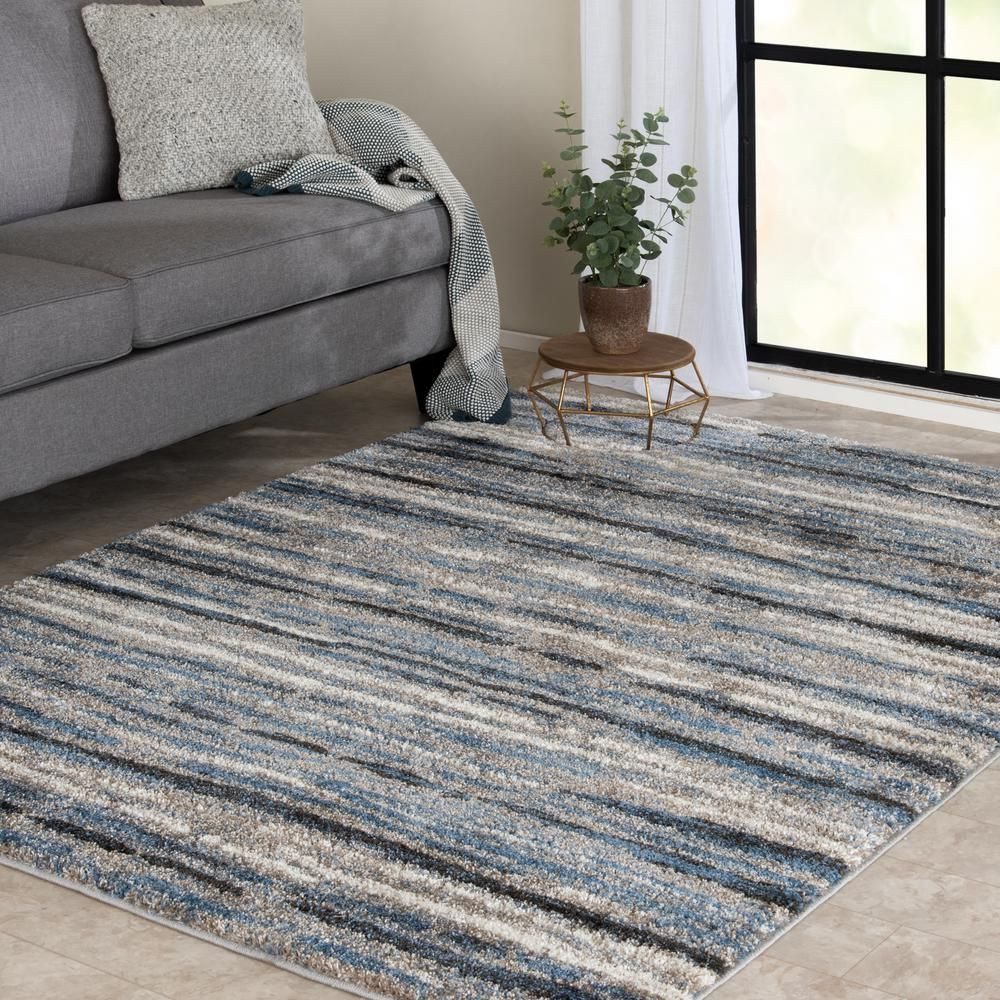 Home Depot Living Room Rugs
 Home Decorators Collection Shoreline Blue Multi 8 ft x 10