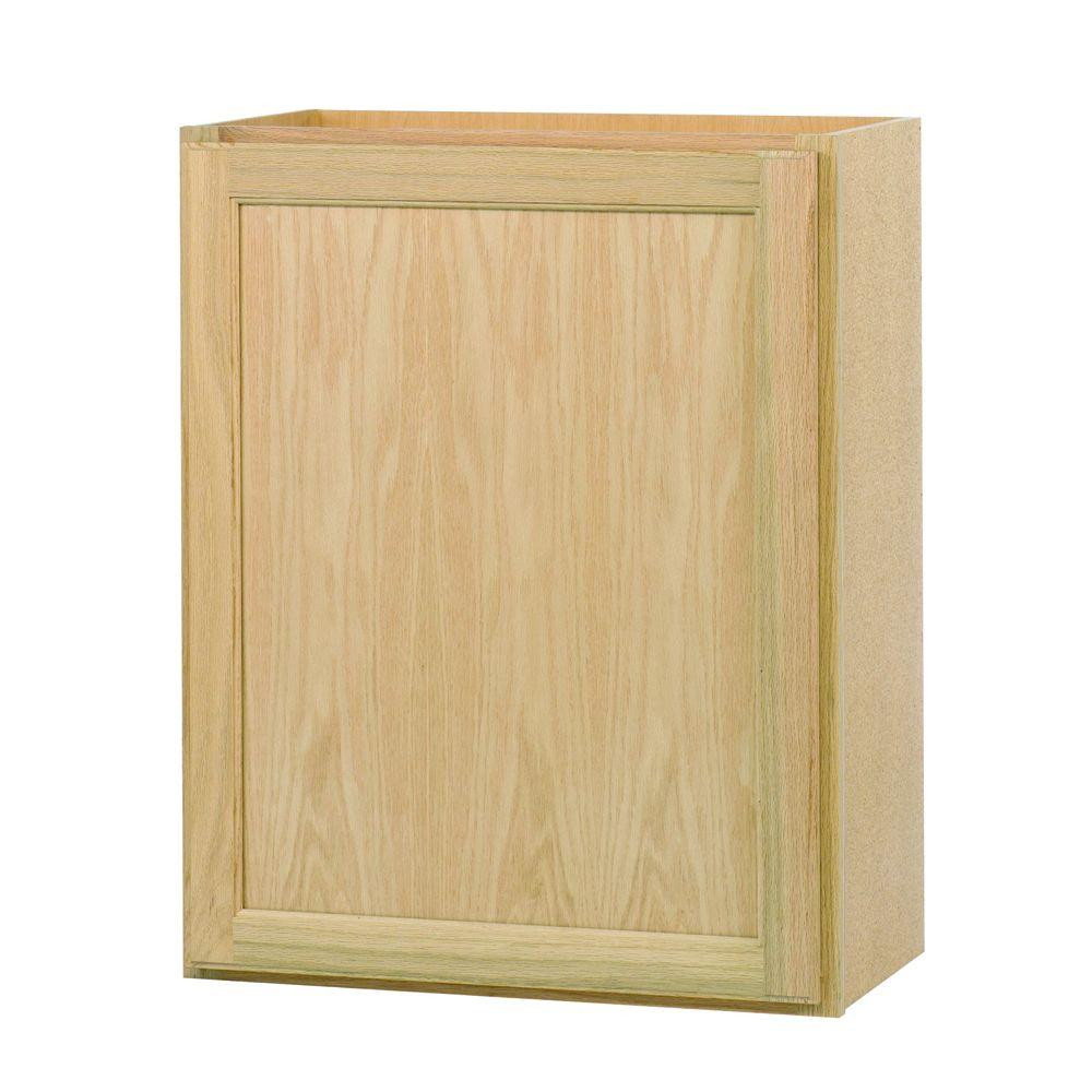 Home Depot Unfinished Kitchen Cabinets
 Assembled 24x30x12 in Wall Kitchen Cabinet in Unfinished