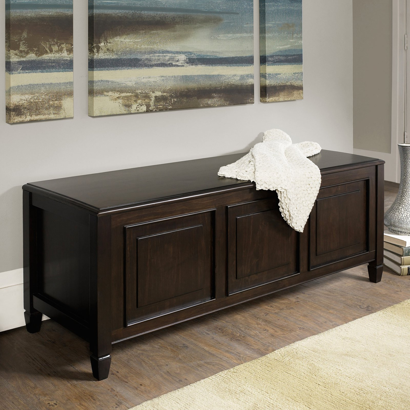 Home Storage Bench
 Simpli Home Connaught Storage Bench Trunk Indoor Benches