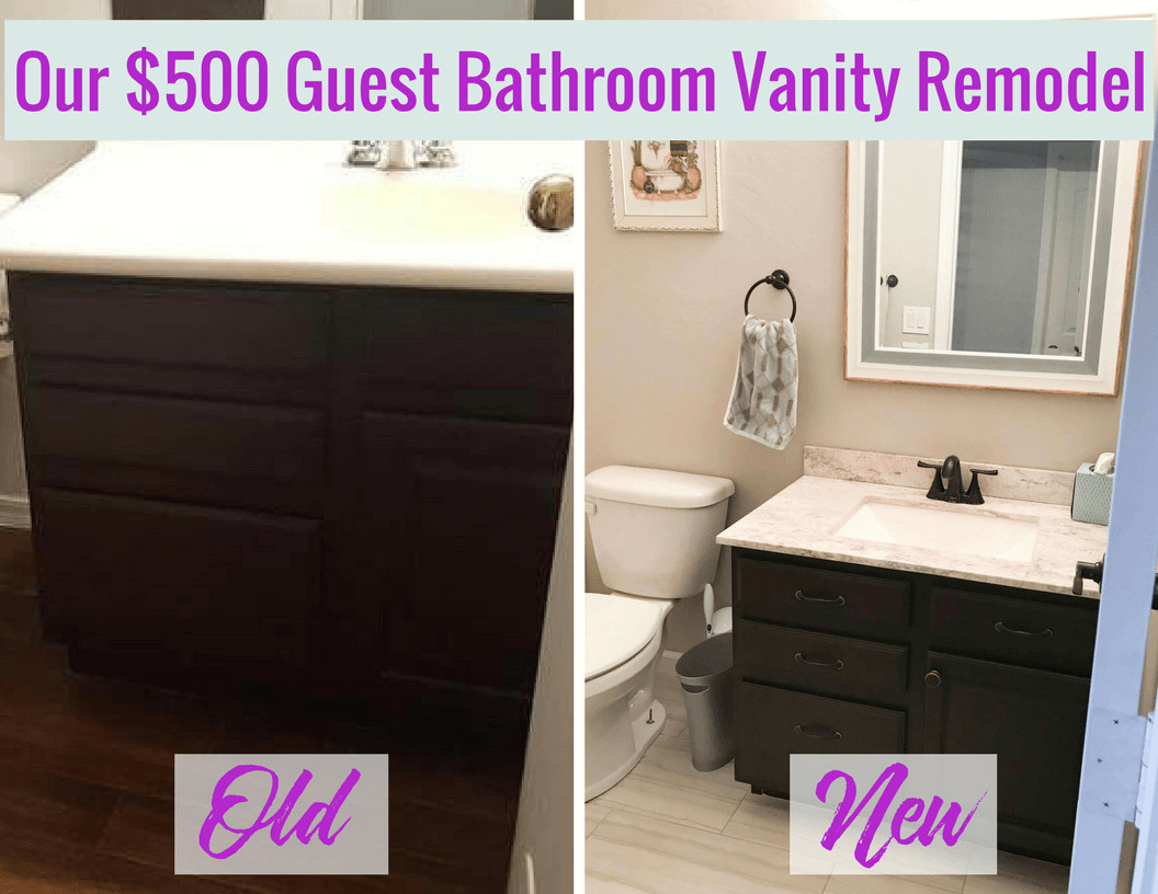 Homewyse Bathroom Remodel
 How to Remodel Your Bathroom Vanity for $500 Sunburnt Saver
