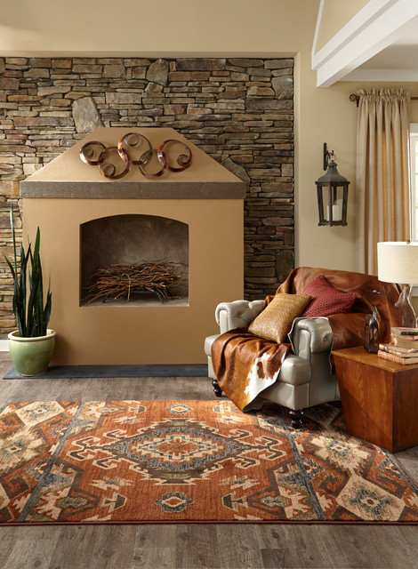 Houzz Rugs Living Room
 Area Rugs Rustic Living Room denver by Go Green