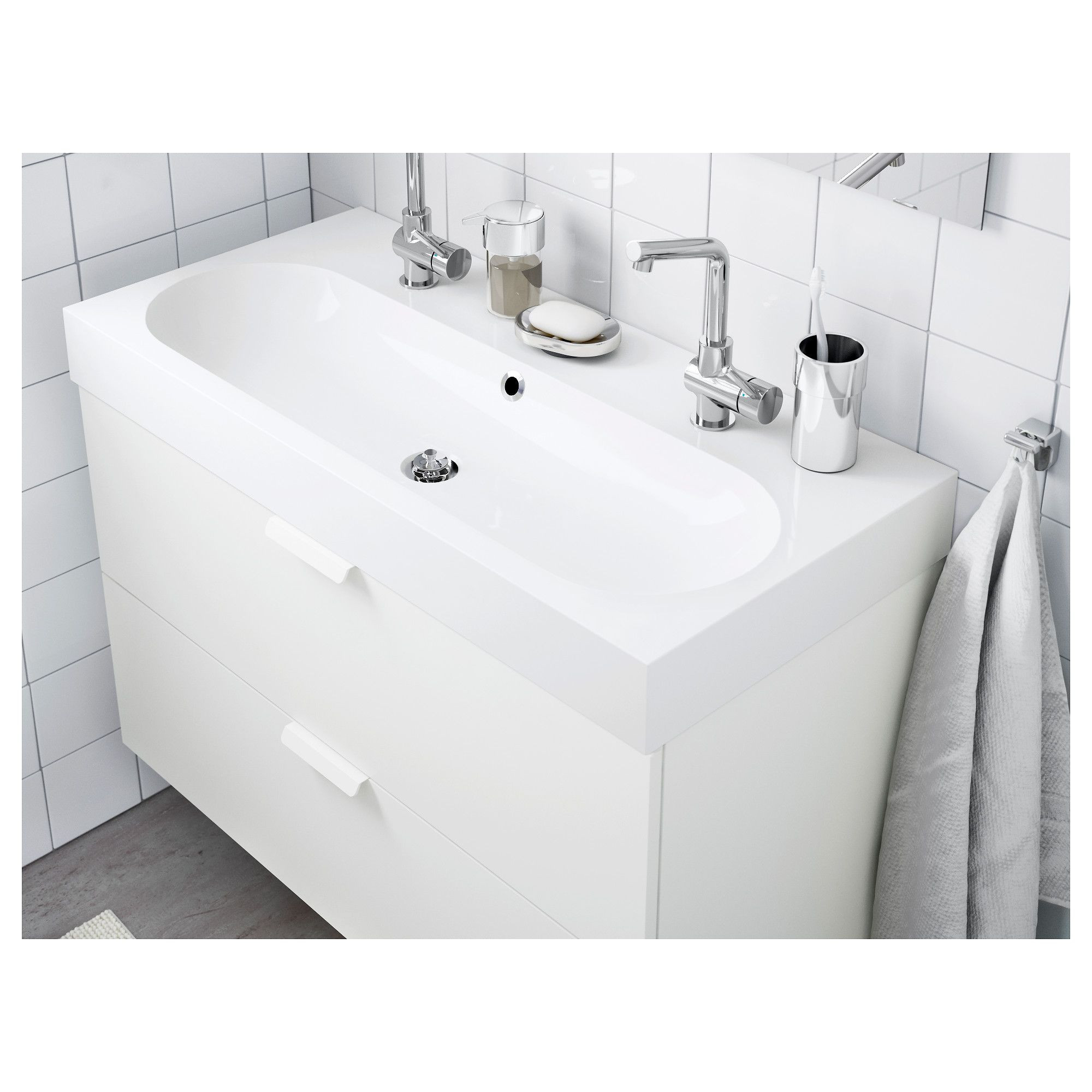 Ikea Bathroom Sink
 IKEA BRÅVIKEN Sink white
