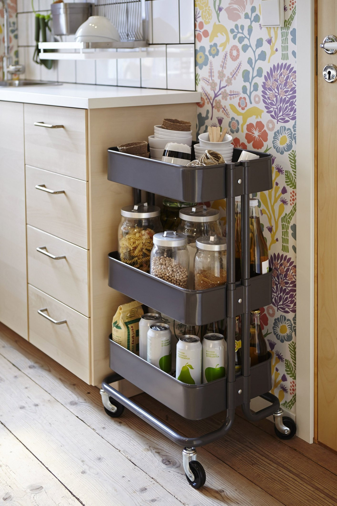 Ikea Kitchen Storage Ideas
 60 Smart Ways To Use IKEA Raskog Cart For Home Storage