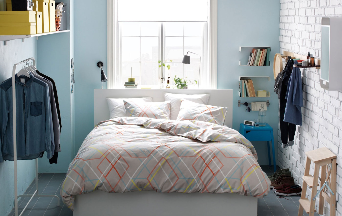 Ikea Small Bedroom
 Smart ideas for clothes storage in a small space IKEA