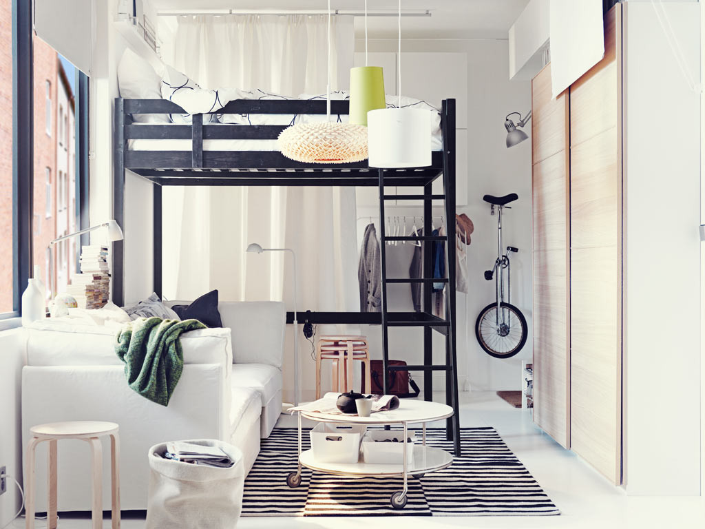 Ikea Small Bedroom
 Ikea ideas for small appartments