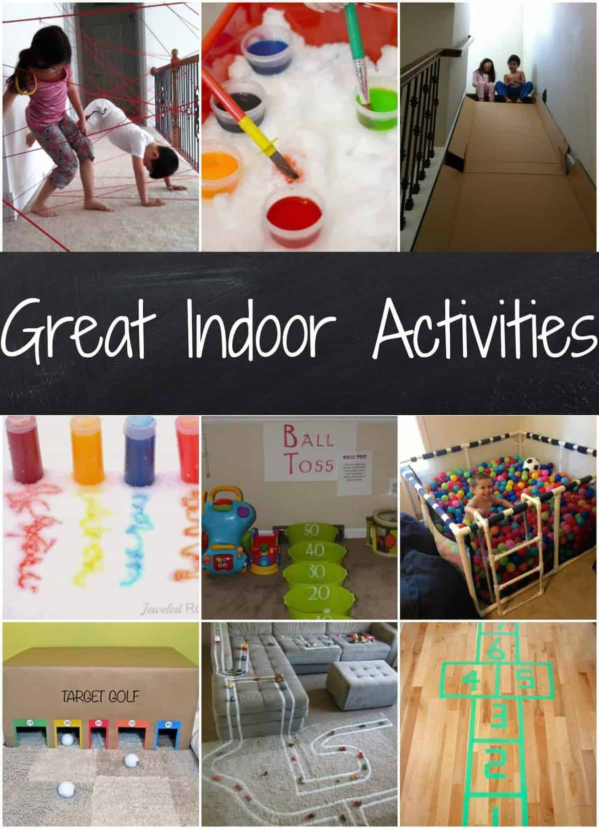 Indoor Exercises For Kids
 Easy Indoor Activities Rainy Day Activities Snow Day