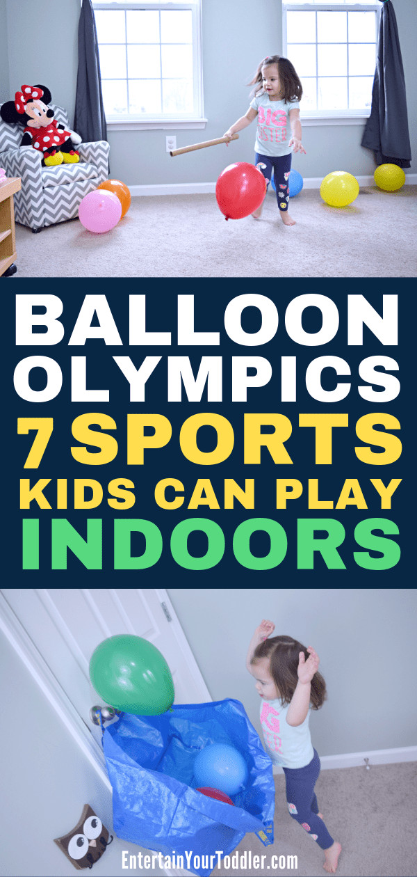 Indoor Olympics Games For Kids
 Balloon Olympics 7 Sports Kids Can Play with Balloons