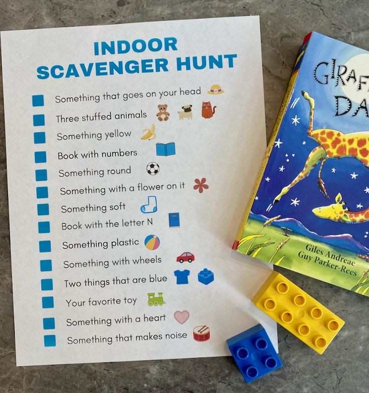 Indoor Scavenger Hunt For Kids
 Indoor Scavenger Hunt for Kids Free Printable in 2020