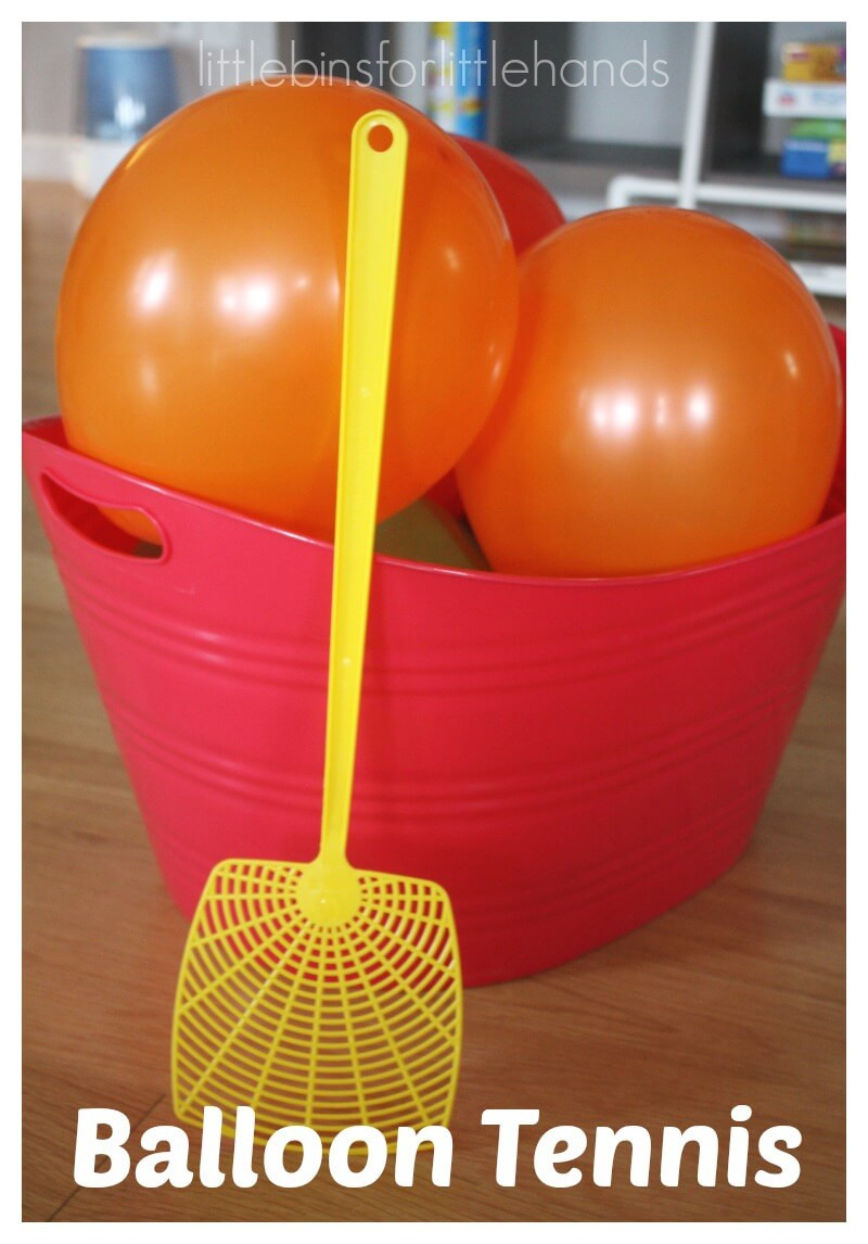 Indoor Sports Games For Kids
 Balloon Tennis Indoor Gross Motor Play Activity