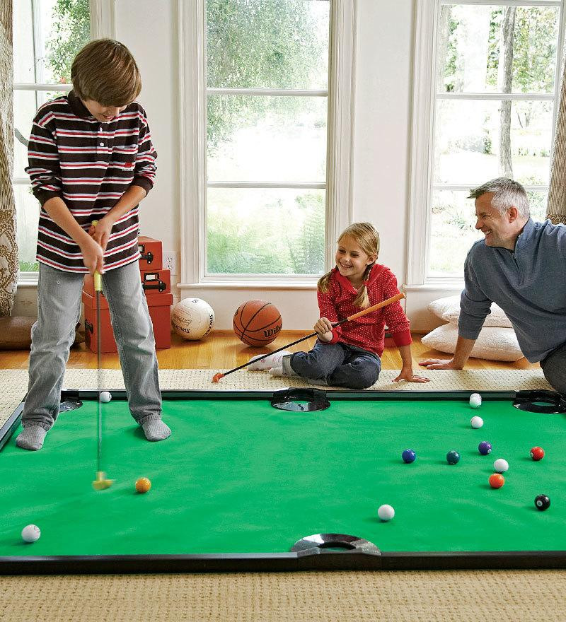 Indoor Sports Games For Kids
 Amazon HearthSong Golf Pool Indoor Game Carbon