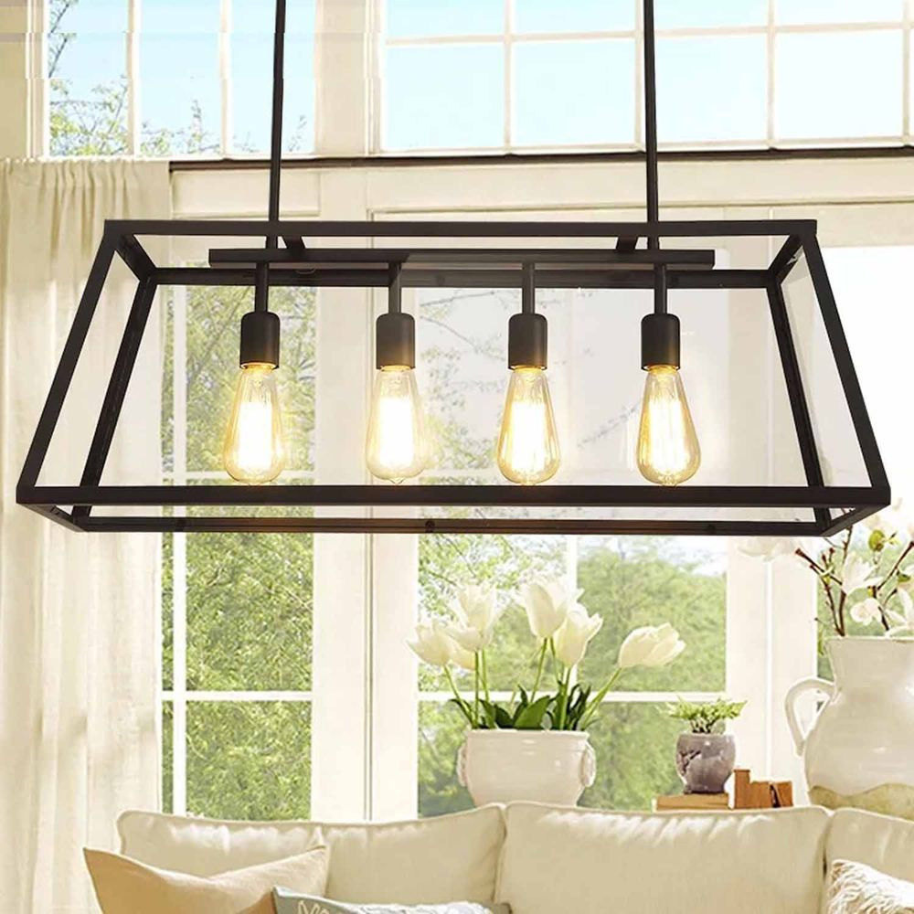 Industrial Kitchen Lighting Fixtures
 Contemporary Industrial Ceiling Pendant Cage Metal Light