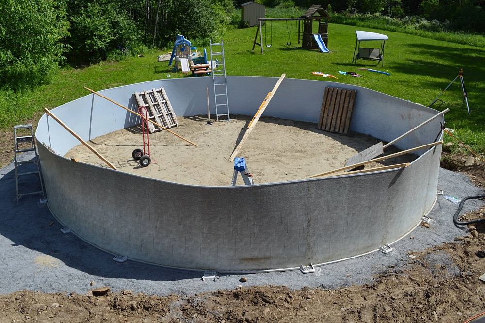 Installing Above Ground Pool
 Tips for above ground pool installation • The Vanderveen House