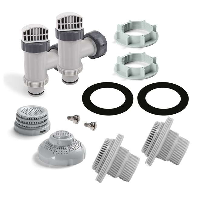 Intex Pool Accessories Above Ground
 Intex 1 5 Inch Ground Pool Inlet and Outlet Fittings
