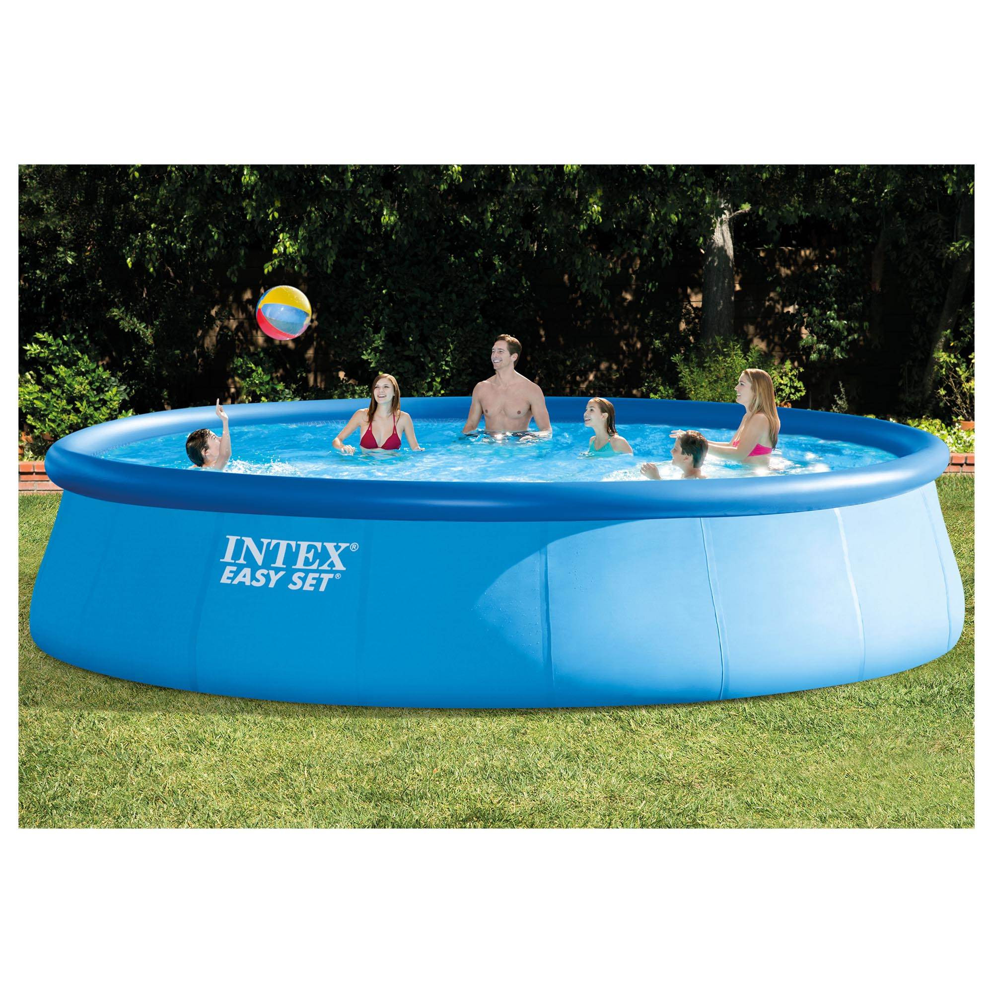 Intex Pool Accessories Above Ground
 Intex 18Ft x 48In Inflatable Round Ground Swimming