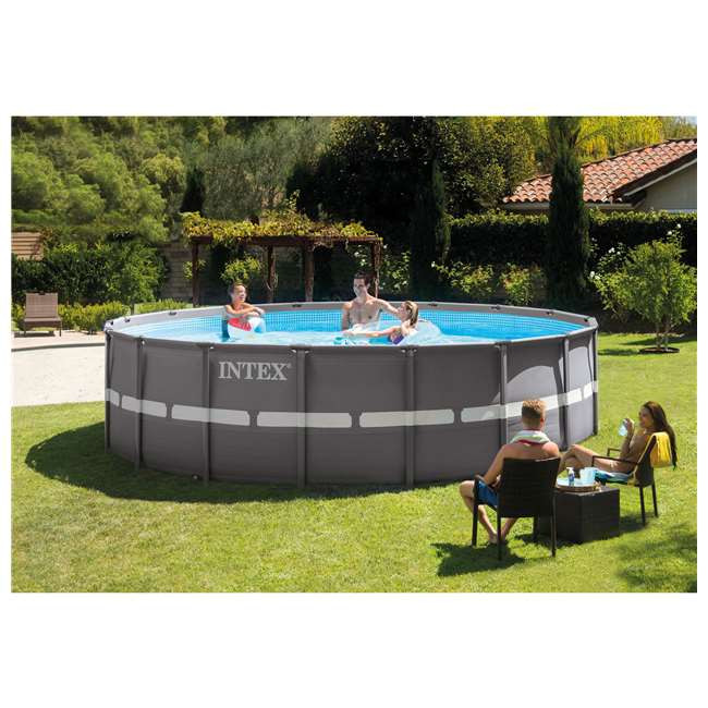 Intex Pool Accessories Above Ground
 Intex 18 x 52" Ultra Frame Pool Set with Sand Pump
