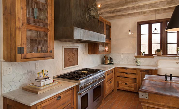 Italian Kitchen Backsplash
 Houzz Kitchen of the Week Rustic Italian Estate