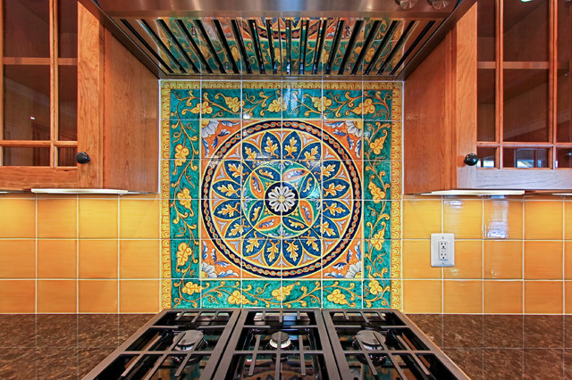 Italian Tiles For Kitchen
 Italian Tile backsplash Traditional Kitchen DC Metro