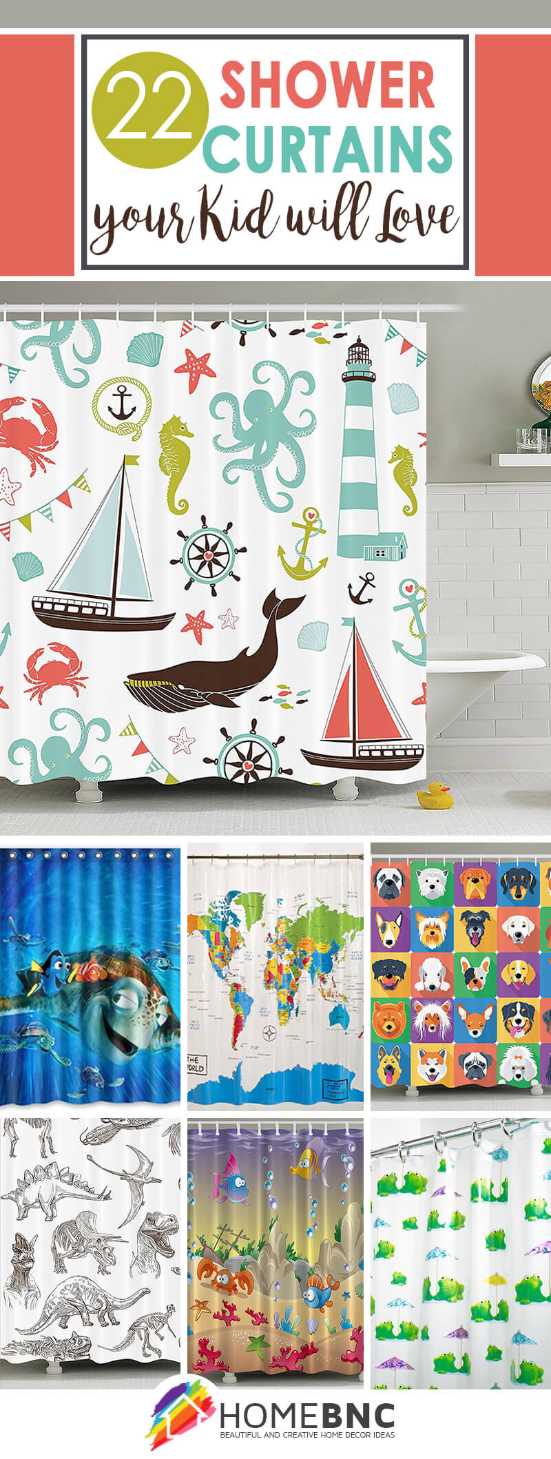Kid Bathroom Shower Curtains
 22 Best Kid s Shower Curtain Ideas for 2020