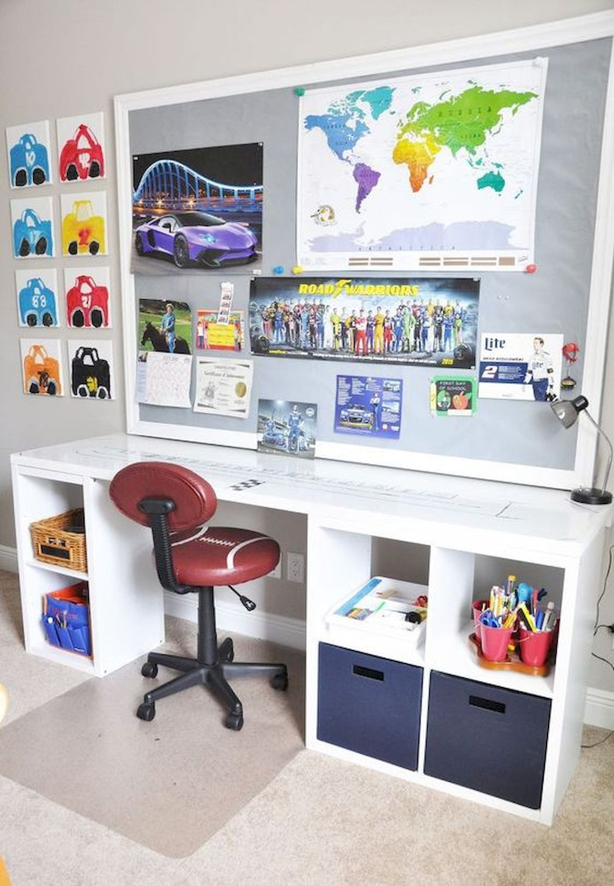 Kids Art Desk With Storage
 80 Wonderful DIY Art Desk Work Stations Ideas and