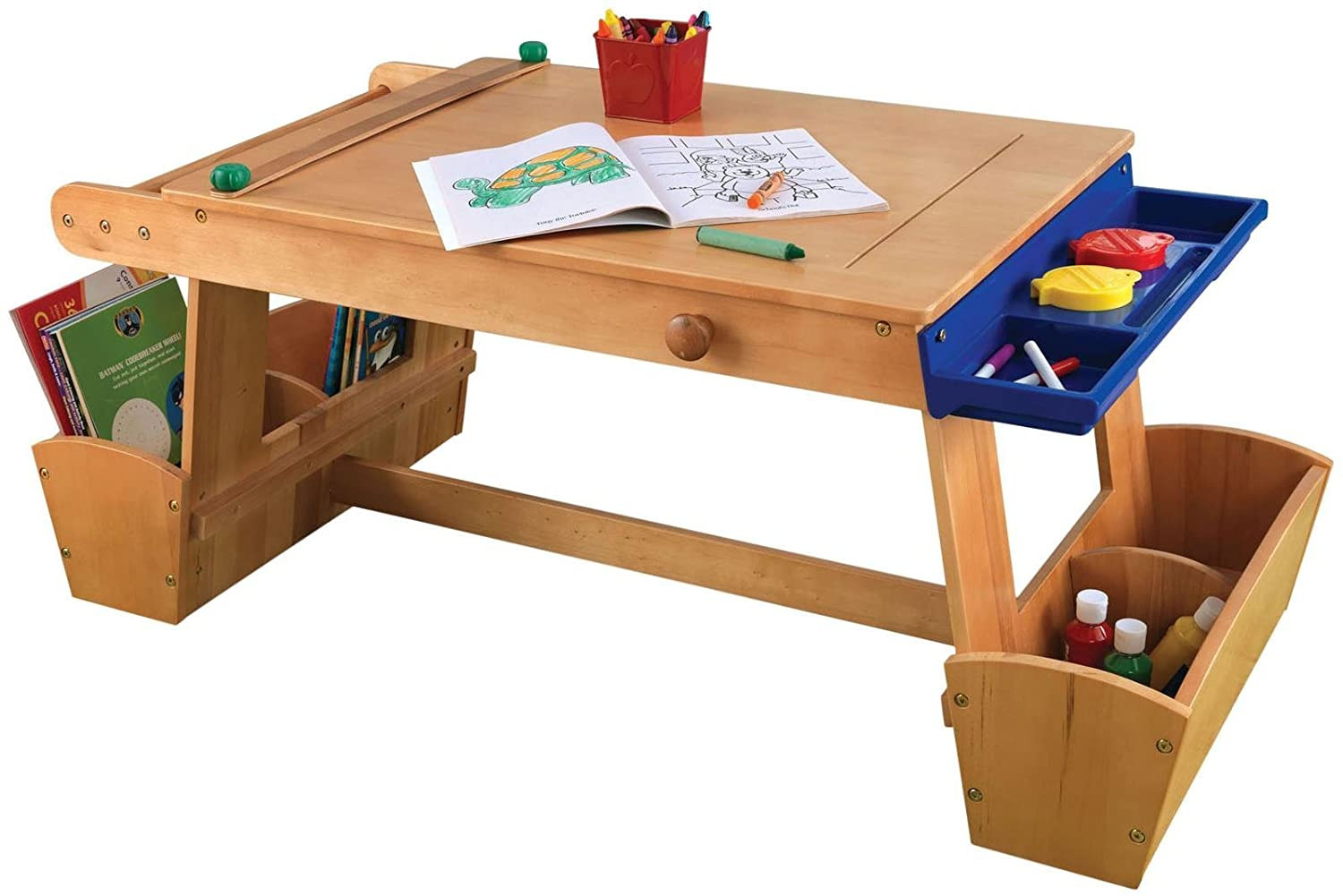 Kids Art Desk With Storage
 Top 12 best art table for kids Review in 2020