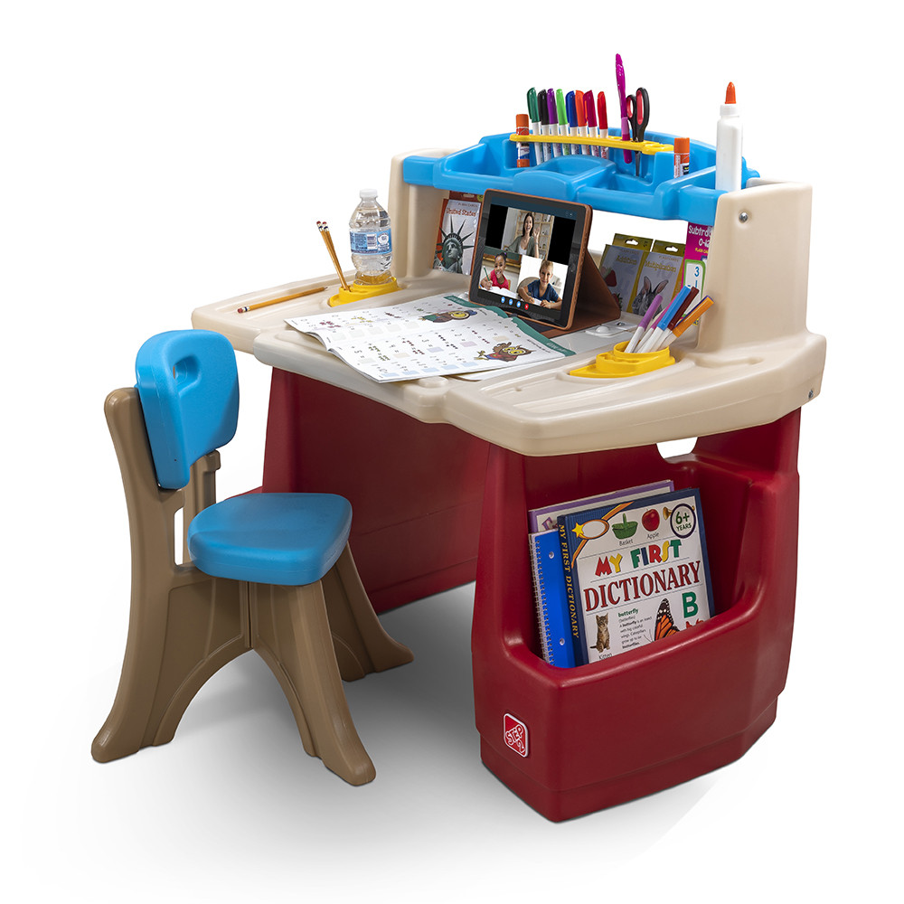 Kids Art Desk With Storage
 Step2 Deluxe Art Master Desk Kids Art Table with Storage