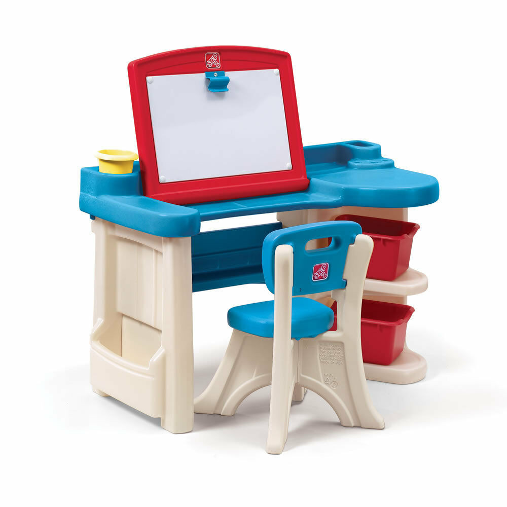 Kids Art Desk With Storage
 Step2 Studio Art Desk Chair Kids Table Toddler Furniture