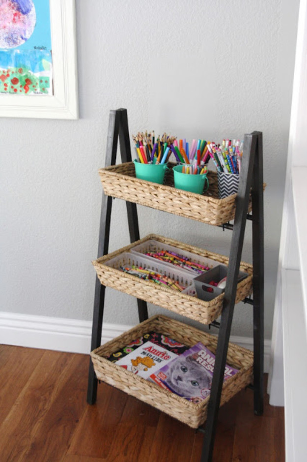 Kids Art Storage
 30 DIY Organizing Ideas for Kids Rooms
