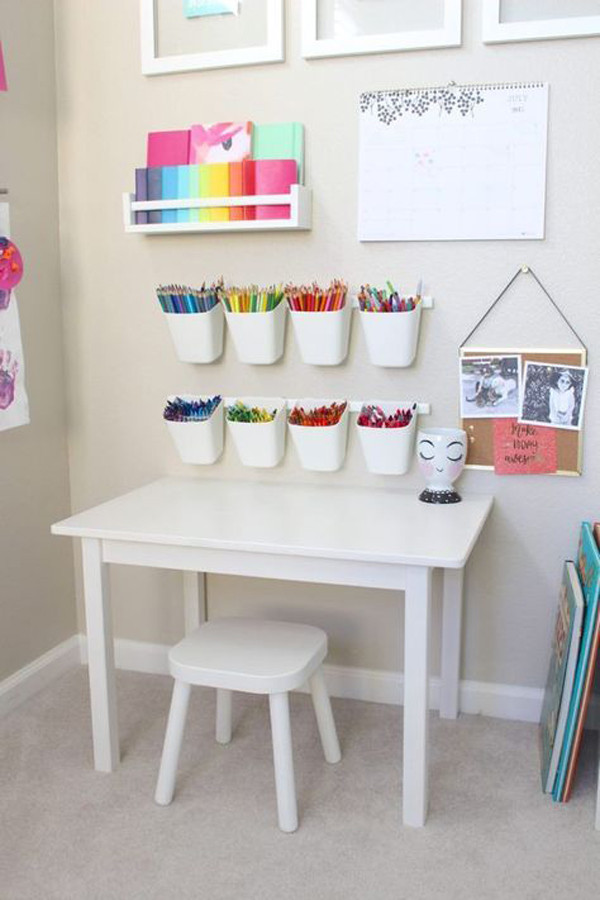 20 Cool Kids Art Storage - Home, Decoration, Style and Art Ideas
