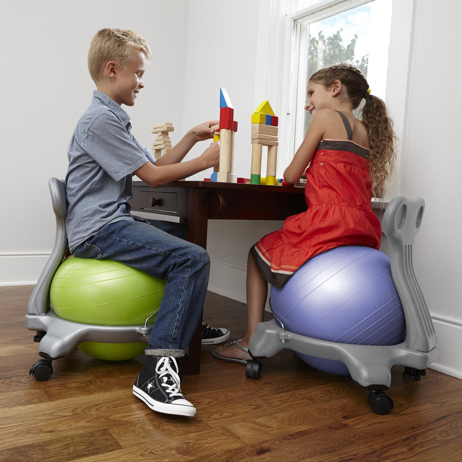 Kids Ball Chair
 Amazon Gaiam Kids Balance Ball Chair Classic