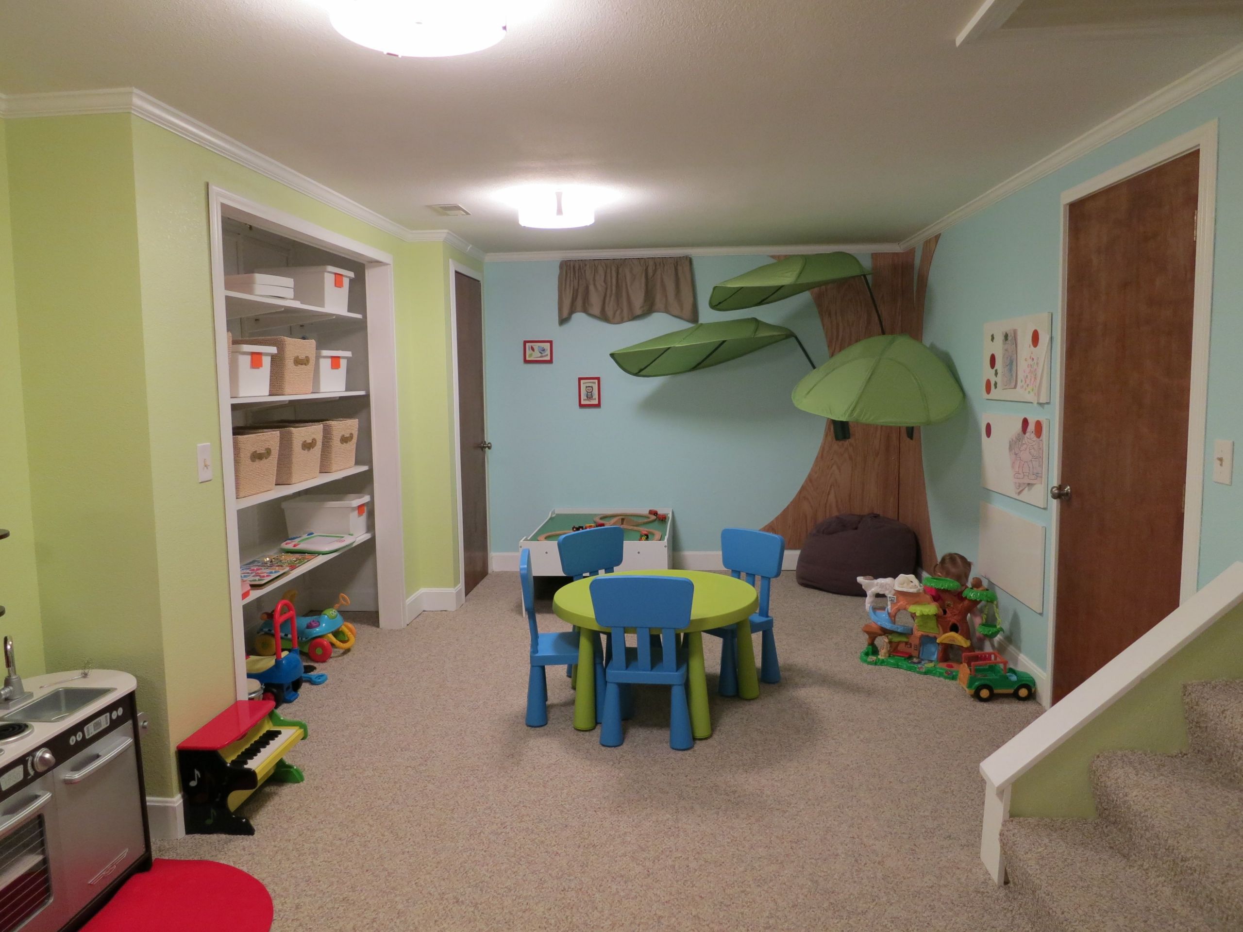 Kids Basement Playrooms
 Basement playroom Basement ideas