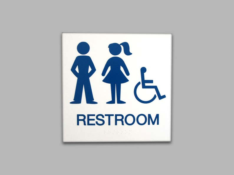 Kids Bathroom Sign
 ADA Restroom Signs ADA Bathroom Signs Uni Signs