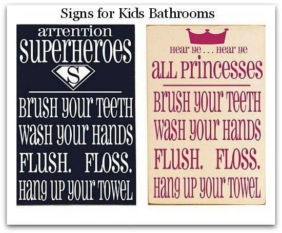 Kids Bathroom Signs
 39 best Kids Bathroom images on Pinterest