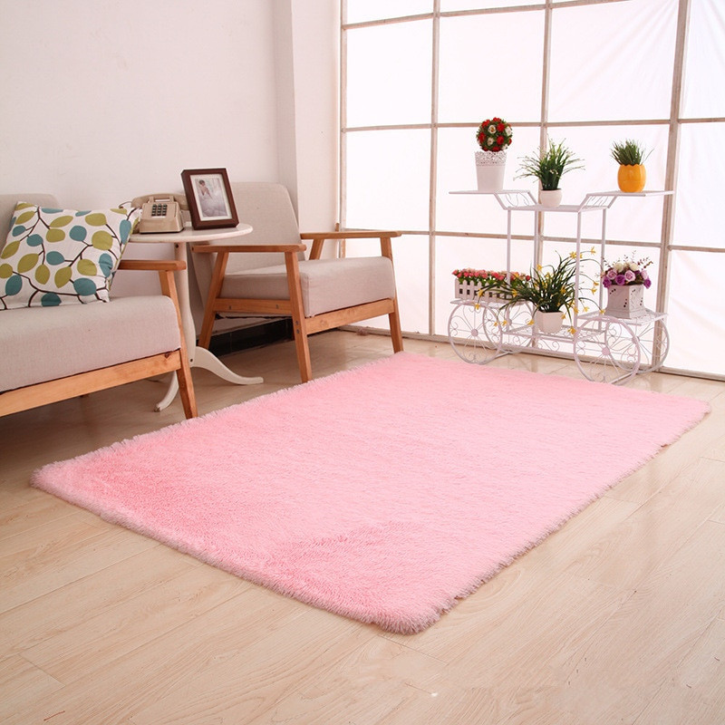 Kids Bedroom Carpet
 Aliexpress Buy Modern Pink Carpet Mat Soft Long