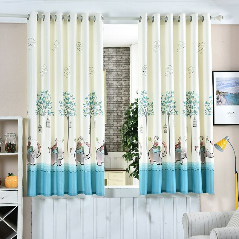 Kids Bedroom Curtains
 1PC 3 color Short curtain half shade Curtains for the