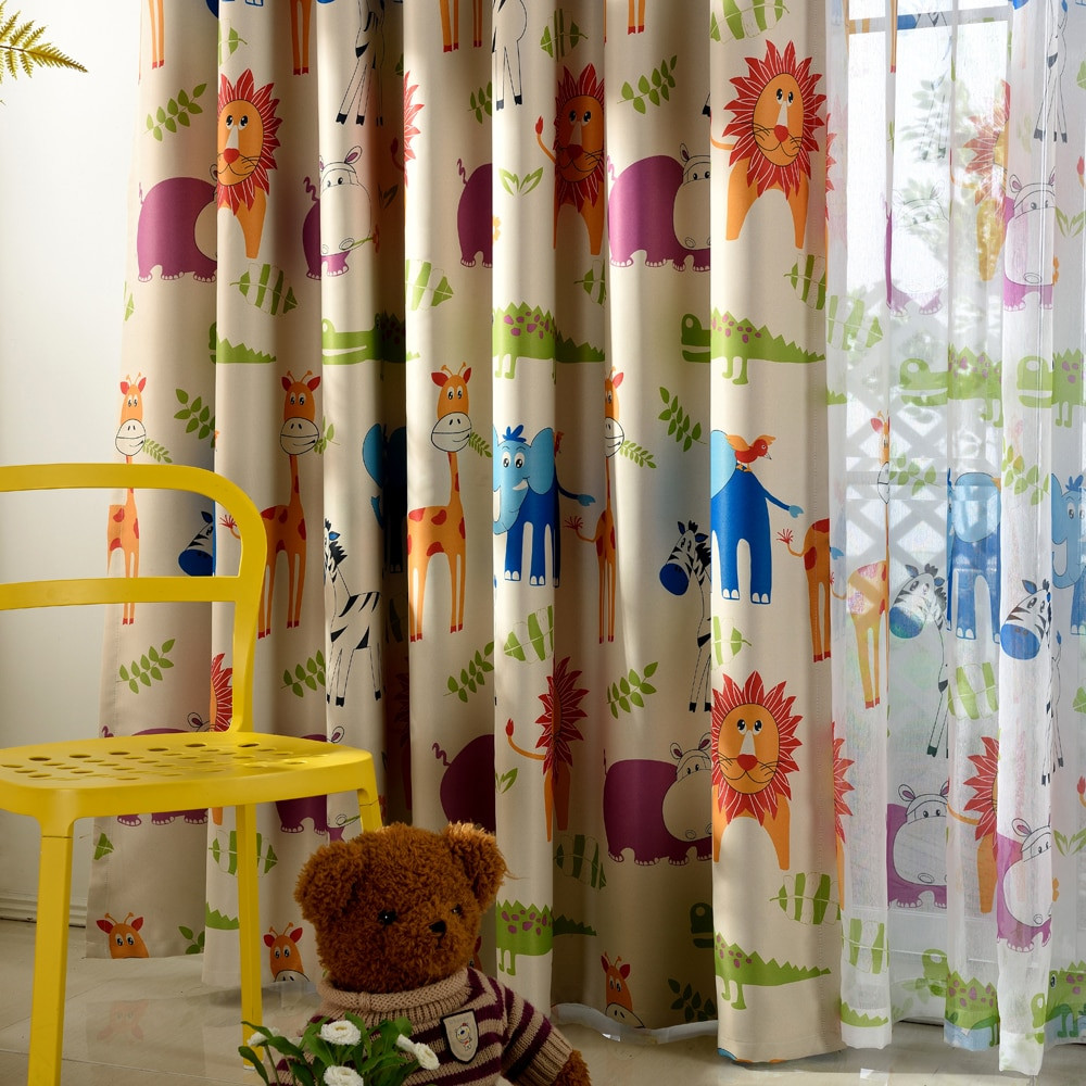 Kids Bedroom Curtains
 Cute Blackout Curtains For Living Room bedroom Children