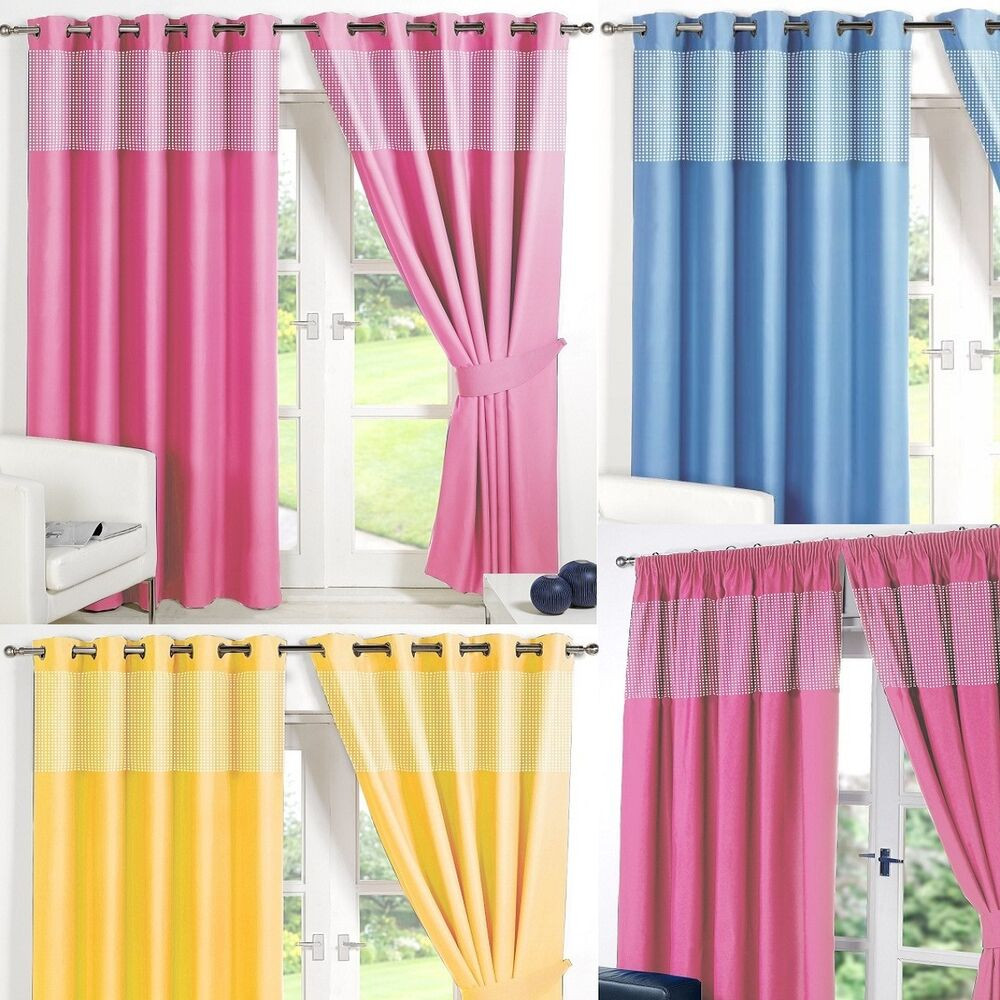 Kids Bedroom Curtains
 GINGHAM KIDS BEDROOM CURTAINS Thermal Blackout Curtain